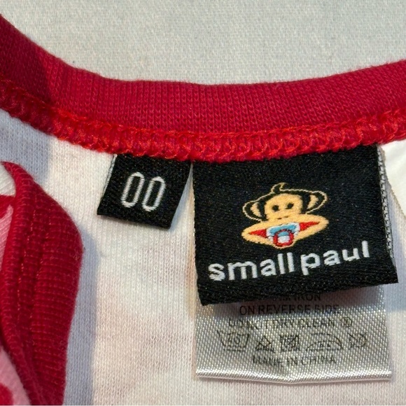 Paul Frank - Newborn Pink Floral Onesie and Striped Pants Set - Picture 3 of 4